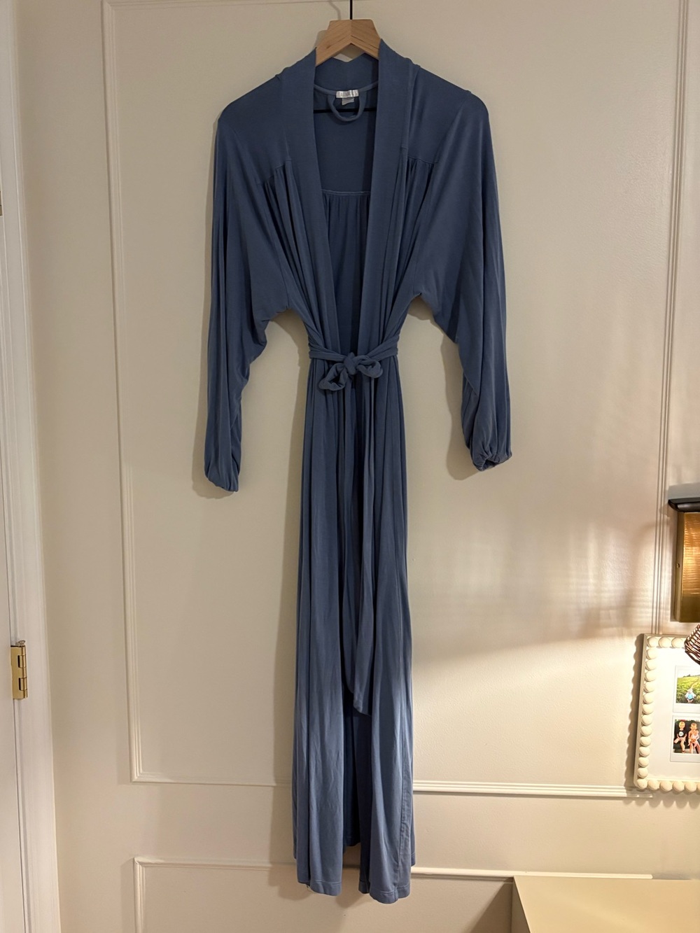 DreamKnit Midi Robe in Aura size Medium
